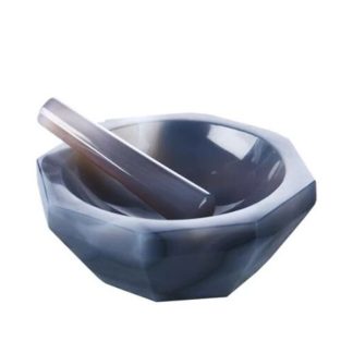 Glass Mortar and Pestle