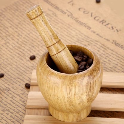 Wooden Spice Grinding Set - Image 2