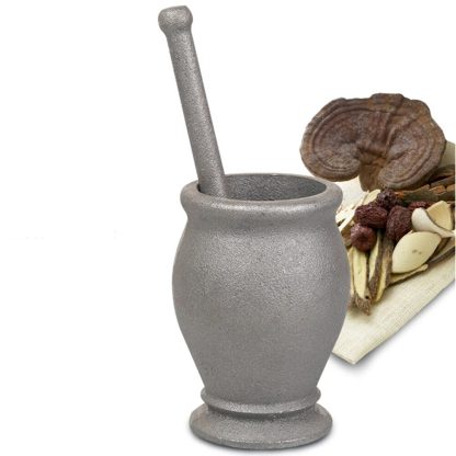 Iron Mortar Pestle