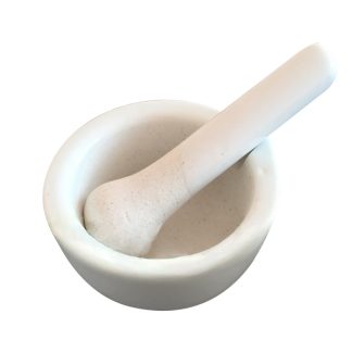 White Granite Mortar & Pestle Set