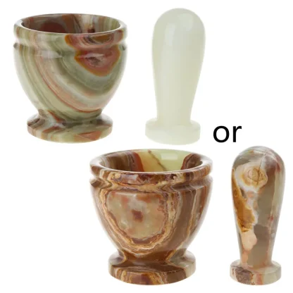 Marble Stone Mortar for Kitchen Spices - Image 4